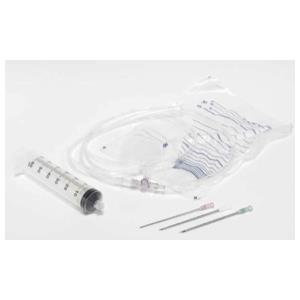 Kit toracentesi con 3 aghi 14G, 16G, 19G