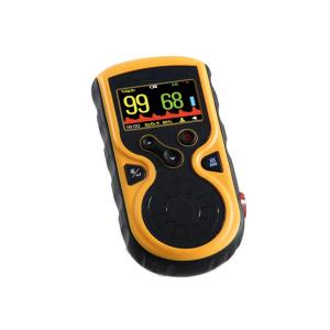 Oxy-100 con indice di perfusione, allarmi e connessione USB