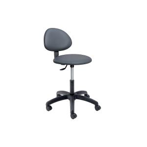 Miguel ad altezza regolabile 46-60 cm con schienale - grigio