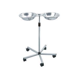 Stainless steel AISI 202 double bowl stand