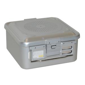 Caja de esterilización con 1 filtro, gris - 285×280×135 mm