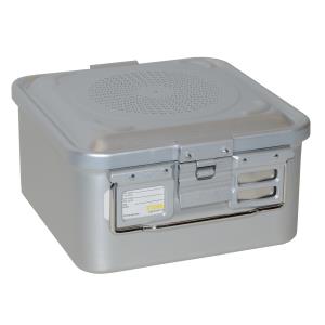 Container with 1 filter, grey - 285×280×150 mm