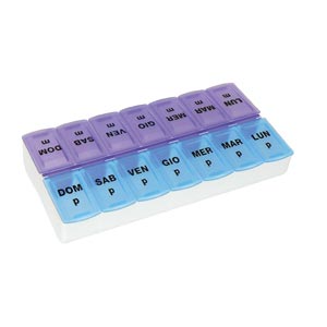 Portapillole 2×7 giorni in italiano