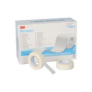 3M™ Micropore™ - 1,25 cm × 9,14 m, Cerotto di carta in rocchetto - 1530-0