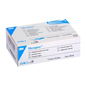3M™ MICROPORE™ - 7,5 cm × 9,14 m - 1530-3