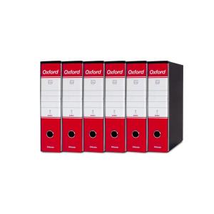 Raccoglitori Esselte Oxford - 23×30 cm - dorso 8 cm - rosso