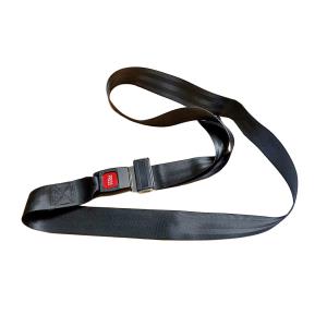 Ceinture d'immobilisation B9 en polyester noir et boucle en métal