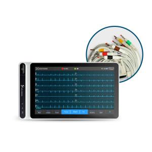Tablet NeoECG S120 cabo com conector de 4 mm - ECG de 12 derivações com Glasgow
