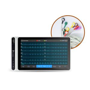 Tablet NeoECG S120 connettore bottone ECG a 12 derivazioni con interpretazione di Glasgow