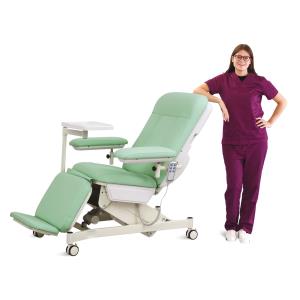 Sillón eléctrico para diálisis