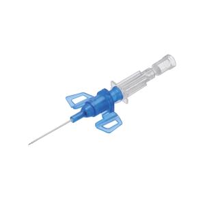 Introcan Safety 3 PUR Aghi cannula monovia di sicurezza con alette e sistema chiuso 