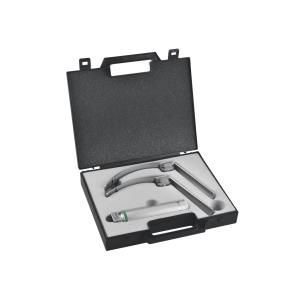 Conjunto de laringoscópio F.O. Maxlite Flexi - com 2 lâminas Mc Intosh n.3 e 4