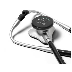 Stéthoscope numérique EKO CORE 500 avec ECG à 3 pistes - argent