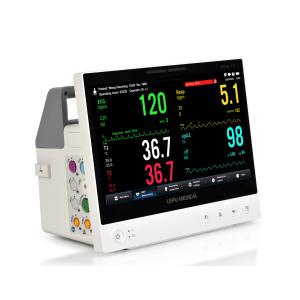Monitor multiparamétrico AIView V12 - SpO2, PR, NIBP, ECG, Temp e RESP