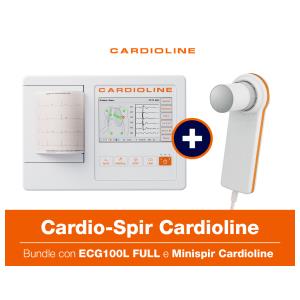 Pacchetto Cardio-Spir Cardioline con ECG100L FULL e Minispir Cardioline
