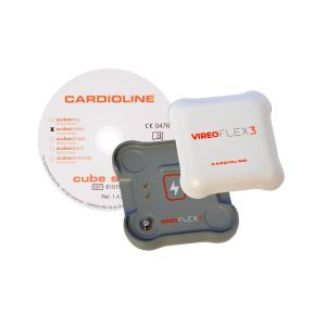 Holter ECG Cardioline Vireo Flex3 senza fili con batteria ricaricabile - package