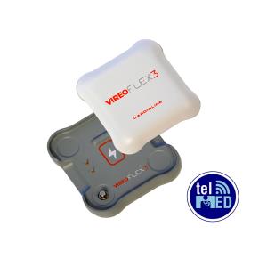 Holter ECG Cardioline Vireo Flex3 senza fili con batteria ricaricabile - pack TelMed