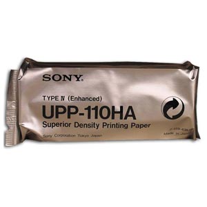 Papel ecográfico Sony UPP-110HA - blanco/negro densidad superior