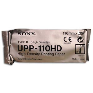 Papel ecográfico Sony UPP-110HD - blanco/negro alta densidad
