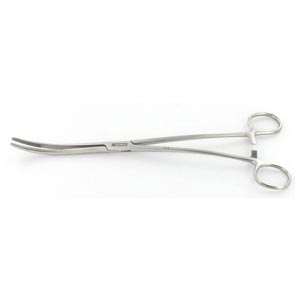 Pinça Bozeman curva - 26 cm
