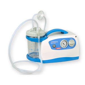 Aspirador Super Vega com bateria e frasco de 1 litro - 36 lit/min