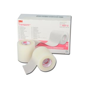 3M™ Transpore™ - 5 cm × 9,14 m, Nastro chirugico traforato - 1527-2