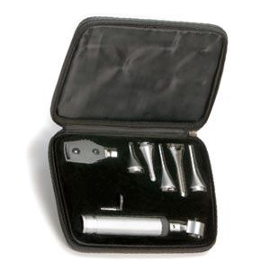 Set oto-ophtalmoscope vétérinaire avec otoscope Xénon – étui en métal