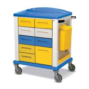 Carrello in tecnopolimero Basic standard - 9 cassetti