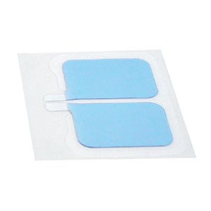 Placa de electrobisturí desechable bipartita con dispositivo REM - Adulto/Pediatría