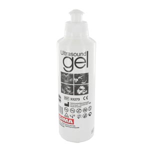 Gel para ultrassons transparente - 1 frasco de 250 ml