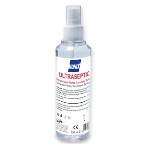 Spray detergente per sonde ultrasuoni