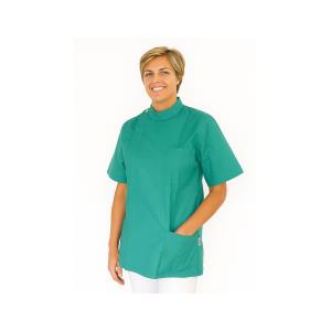 Casacca cotone unisex per dentisti - verde - XS