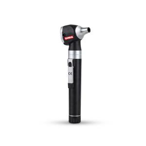 Otoscópio Sigma F.O. halógeno - 2,5 V - com estojo rígido - preto