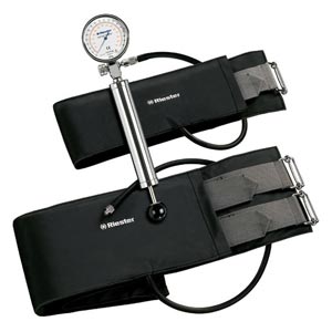 Laccio emostatico Pneumatico Riester con bracciale per adulti e cosciale