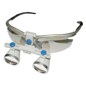 Occhiali binoculari con ingrandimento 2,5x - 340 mm