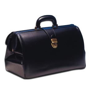 Borsa in pelle Supertexas - nera