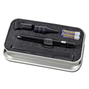 Lucciola Delta LED con testa otoscopio - nera