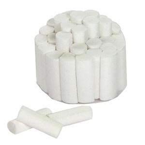 Rollos de algodón dentales - 1x3,8 cm - 460 g