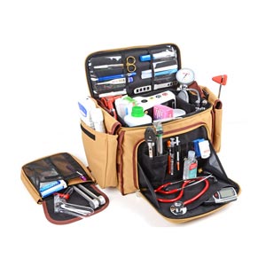 Bolsa porta-instrumentos em cordura Utility – vazia – bege