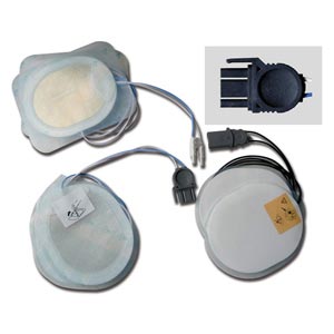 Piastre adulti compatibili per defibrillatori Medtronic-Physiocontrol