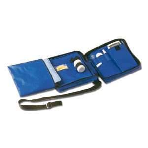 Diabetic Bag - vuota nylon blu