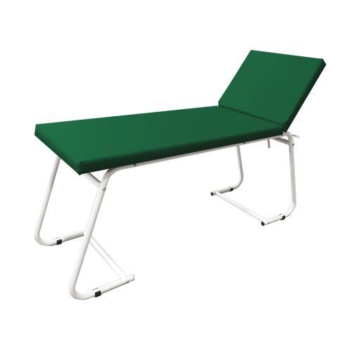 Table d'examen vernis - matelas vert