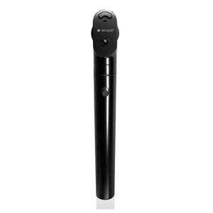 Oftalmoscopio E-Scope - halógeno 2,5V- Negro - en estuche