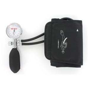 Esfigmomanómetro Minor 2 de 2 tubos - manguito velcro preto