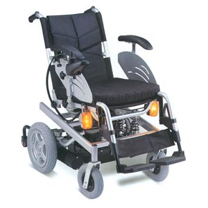 Carrozzina elettrica con luci - seduta 40 × 41 cm - Outlet