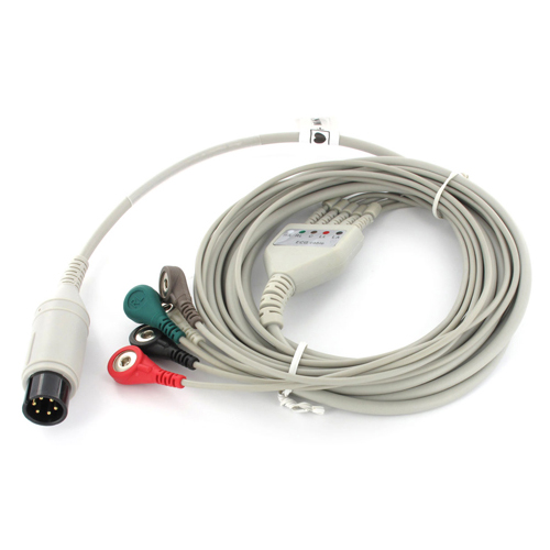 Cable ECG 5 terminaciones para monitor Vital, PC 3000 e UP 7000 - repuesto