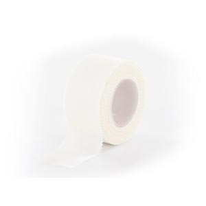 Esparadrapo de seda - 10 m x 2,5 cm - 12 rollos