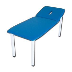 Table d’examen médical Gima Large, largeur 80 cm - bleu