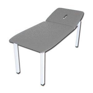 Lettino medico Gima Large, larghezza 80 cm - grigio