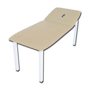 Table d’examen médical Gima grande, largeur 80 cm - crème